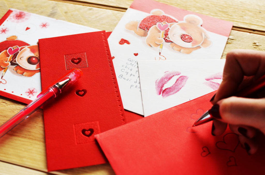 valentines letter writing