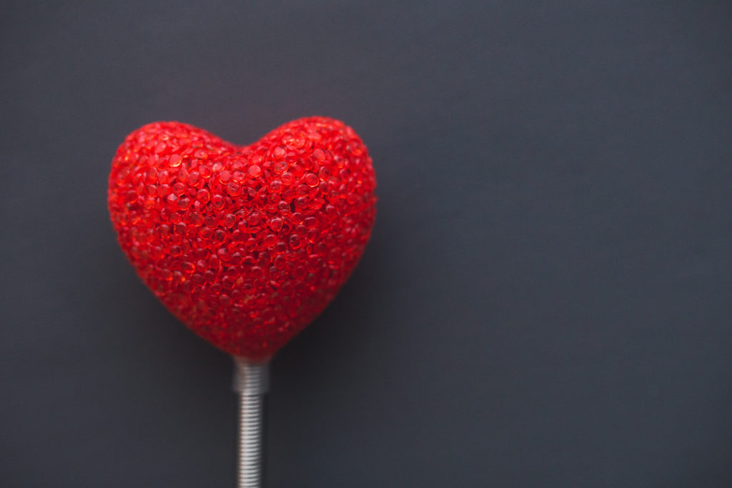 red candy heart